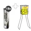 Balls Unlimited Code Black 18 Tubi Da 4 In Aggiunta Cesto Per Palline -Racchette da tennis negozio 0003100000 000 1