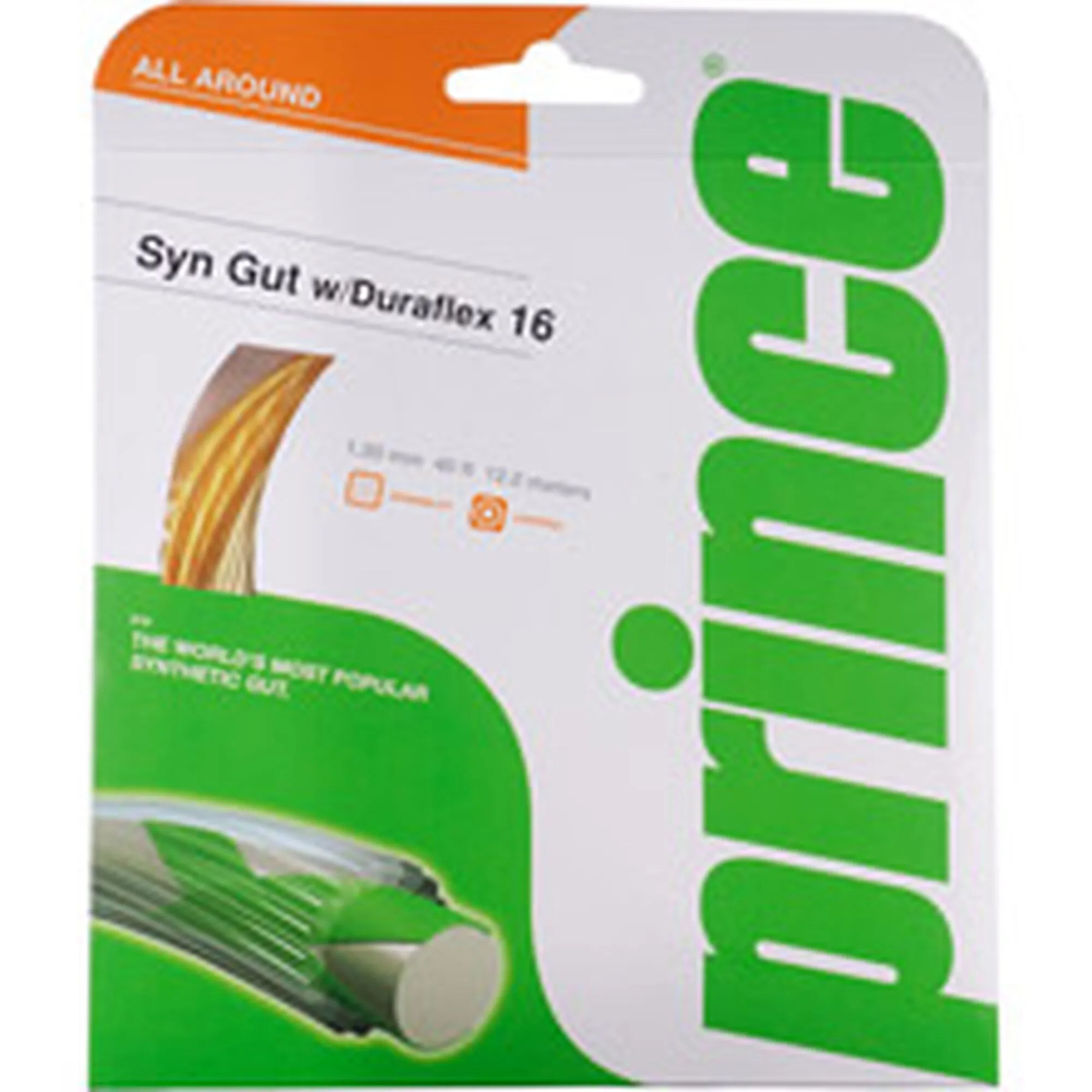 PRINCE Synthetic Gut Duraflex Set Di Corde 12,2m - Oro 3 PRINCE Synthetic Gut Duraflex Set Di Corde 12,2m - Oro
