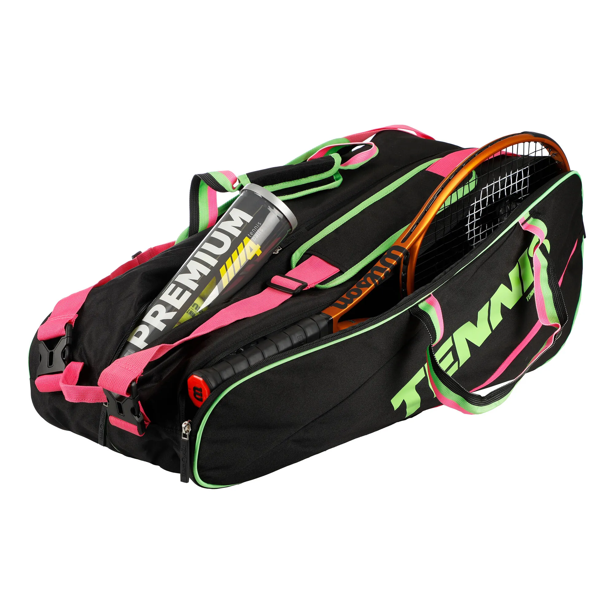 Tennis-Point Premium Neon 6R - Nero, Verde Neon 7 Tennis-Point Premium Neon 6R - Nero, Verde Neon - immagine 5