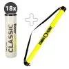 Tennis-Point Classic Tennisball 18 Tubi Da 4 In Aggiunta Tubo Per Palline -Racchette da tennis negozio 0124900000 000 1