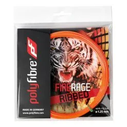 Polyfibre Firerage Ribbed 12m Set Di Corde - Rosso