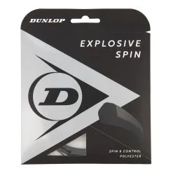 Dunlop Explosive Spin Set Di Corde 12m - Nero