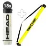 Head No.1 Trainer 18 Tubi Da 4 In Aggiunta Tubo Per Palline -Racchette da tennis negozio 0151100000 000