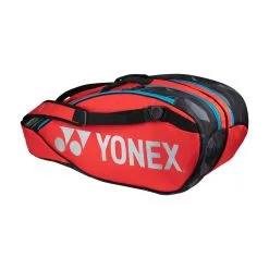 YONEX Pro Racquet Bag Borsa Per Racchetta Da 6 - Rosso, Nero -Racchette da tennis negozio 0152600000 0 1