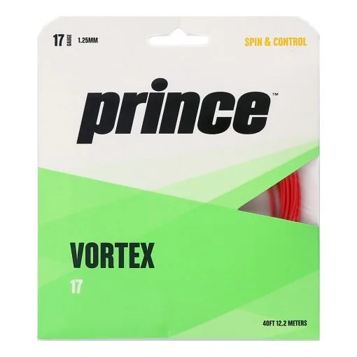 PRINCE Vortex Set Di Corde 12,2m - Rosso -Racchette da tennis negozio 01539000 000 1