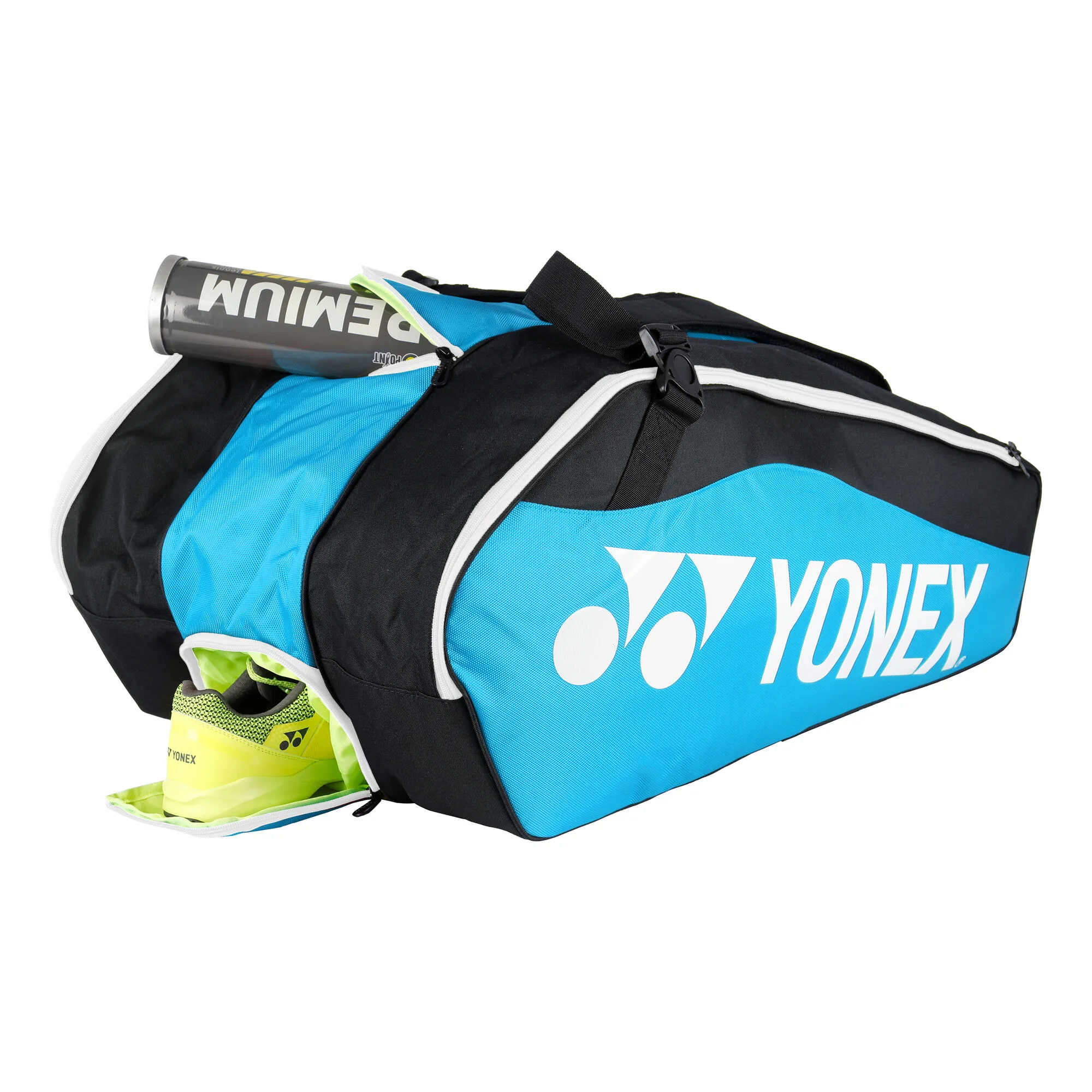 YONEX Club Line Racket Bag Borsa Per Racchetta Da 12 - Blu, Nero 7 YONEX Club Line Racket Bag Borsa Per Racchetta Da 12 - Blu, Nero - immagine 5