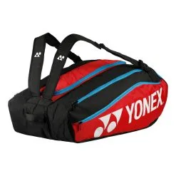 YONEX Club Line Racket Bag Borsa Per Racchetta Da 12 - Rosso, Nero -Racchette da tennis negozio 0154500000 0 1 1