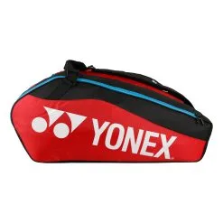 YONEX Club Line Racket Bag Borsa Per Racchetta Da 12 - Rosso, Nero -Racchette da tennis negozio 0154500000 0 3