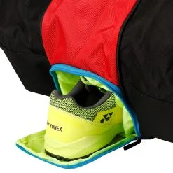 YONEX Club Line Racket Bag Borsa Per Racchetta Da 12 - Rosso, Nero -Racchette da tennis negozio 0154500000 12