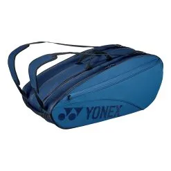 YONEX Team Racquet Bag Borsa Per Racchetta Da 10 - Blu, Nero