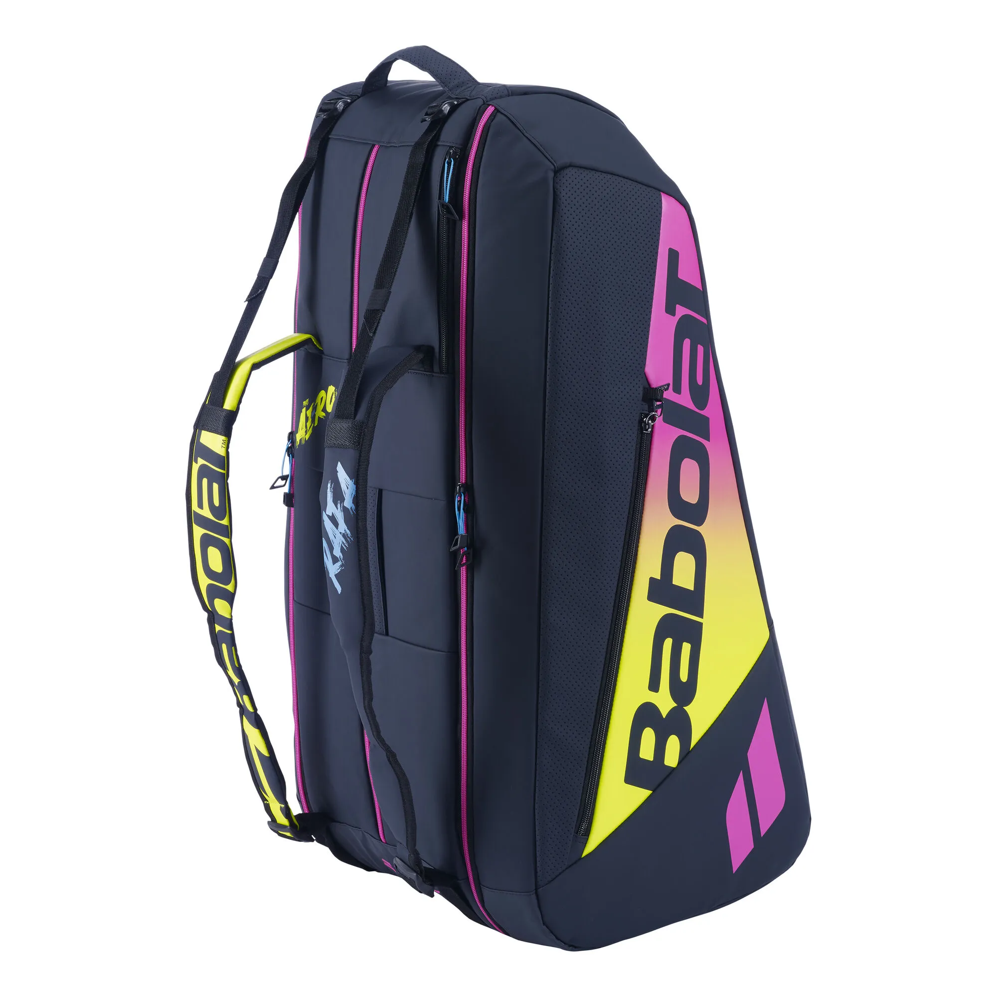 Babolat Rafael Nadal Pure Aero RH12 Borsa Per Racchetta - Nero, Arancione 4 Babolat Rafael Nadal Pure Aero RH12 Borsa Per Racchetta - Nero, Arancione - immagine 2
