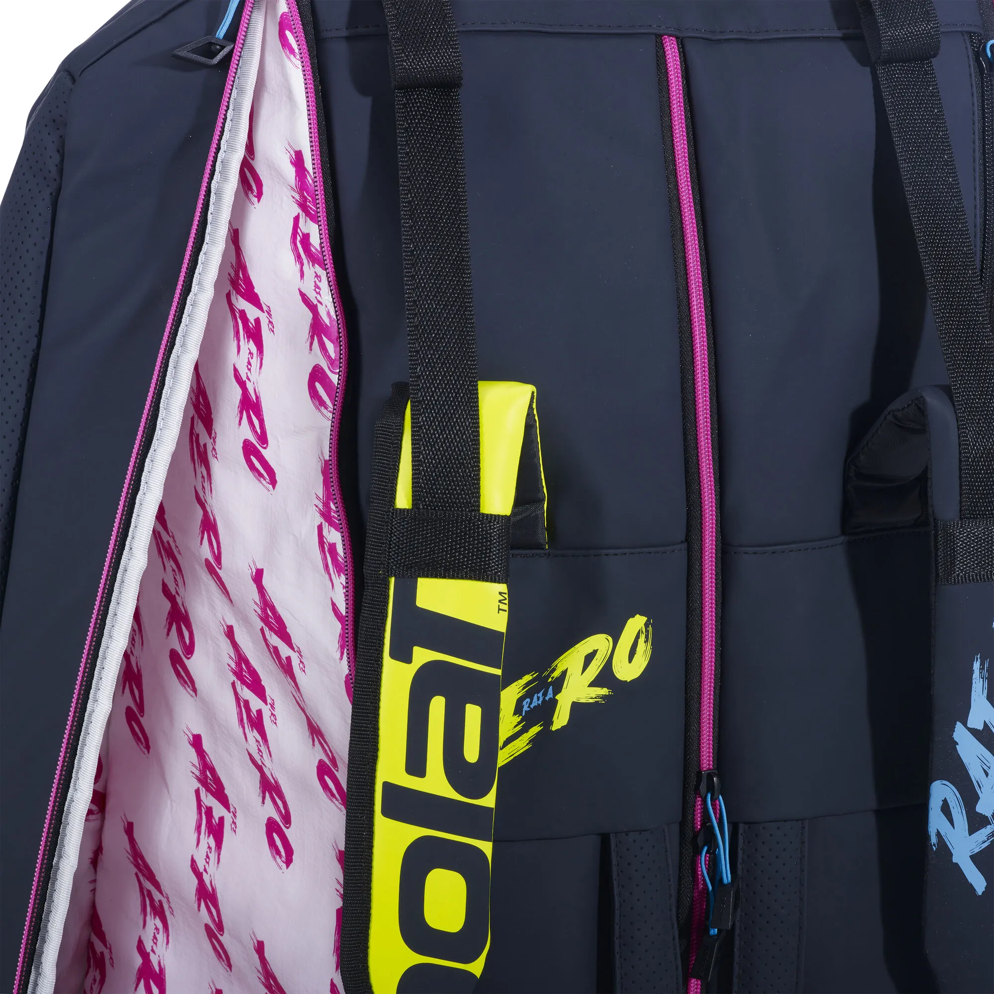 Babolat Rafael Nadal Pure Aero RH12 Borsa Per Racchetta - Nero, Arancione 8 Babolat Rafael Nadal Pure Aero RH12 Borsa Per Racchetta - Nero, Arancione - immagine 6