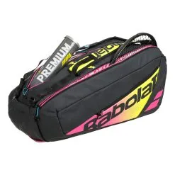 Babolat Rafael Nadal Pure Aero RH X6 Borsa Per Racchetta - Nero, Multicolore -Racchette da tennis negozio 0185300000 11