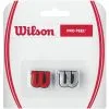 Wilson Pro Feel Antivibrazioni Confezione Da 2 - Argento, Rosso -Racchette da tennis negozio 0193700000 000