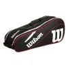 Wilson Advantage III Six Borsa Per Racchetta - Nero, Bianco -Racchette da tennis negozio 0199200000 000