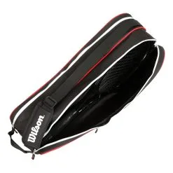 Wilson Advantage III Six Borsa Per Racchetta - Nero, Bianco -Racchette da tennis negozio 0199200000 10