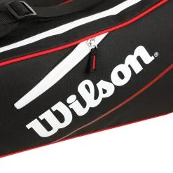 Wilson Advantage III Six Borsa Per Racchetta - Nero, Bianco -Racchette da tennis negozio 0199200000 12