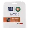 Wilson Duo Power Roland Garros Set Di Corde 12,2m - Rosso -Racchette da tennis negozio 02026000 000