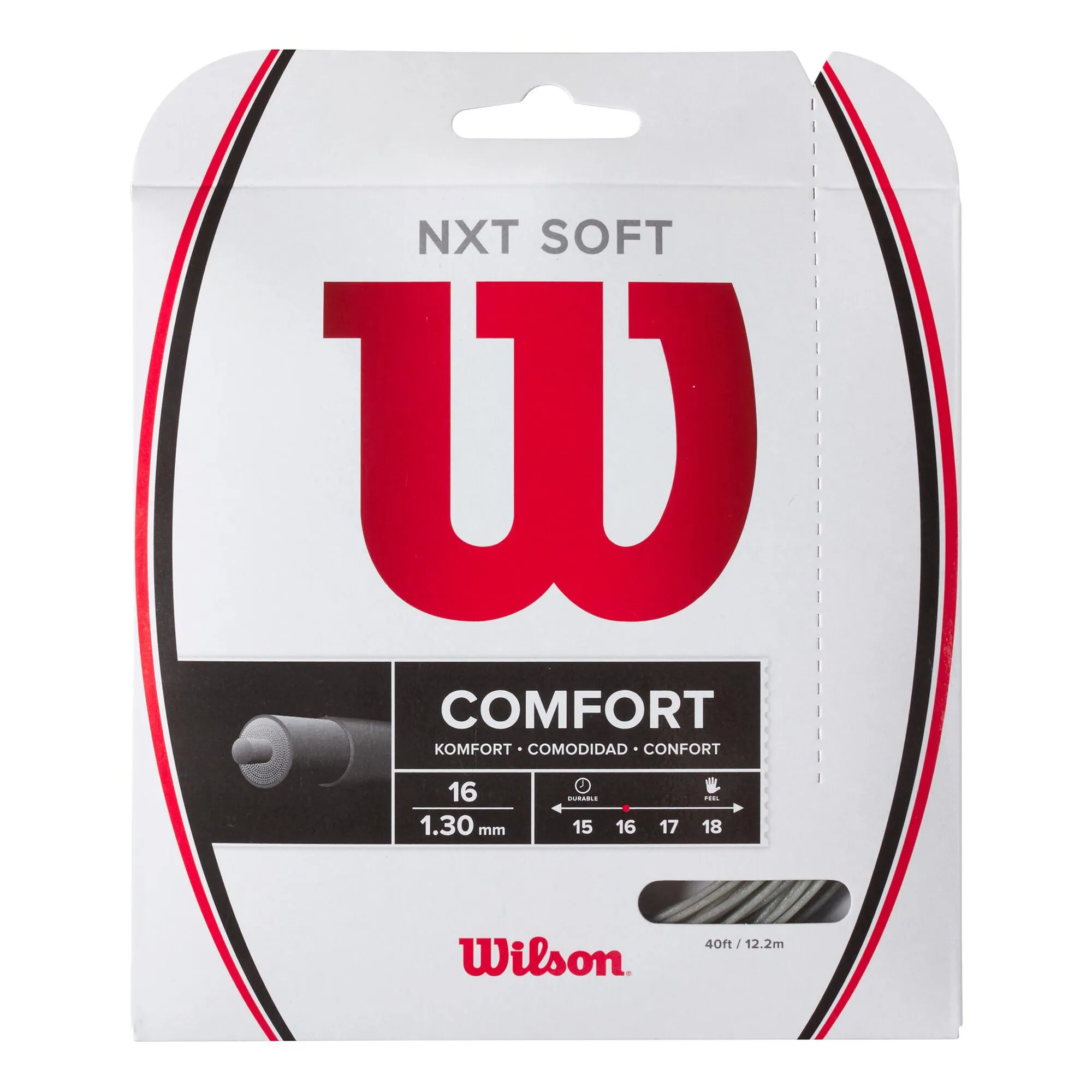 Wilson NXT Soft Set Di Corde 12,2m - Argento 3 Wilson NXT Soft Set Di Corde 12,2m - Argento