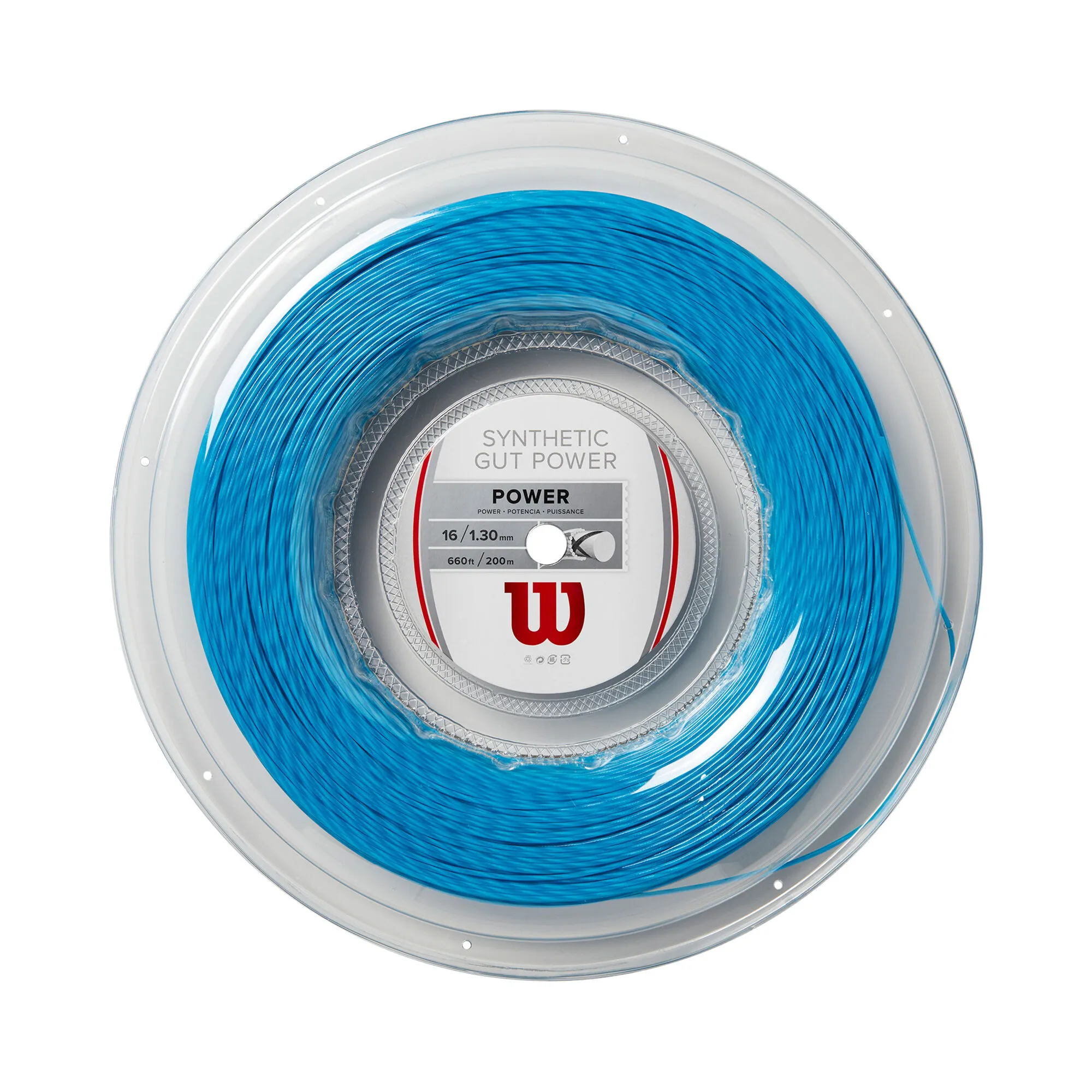 Wilson Synthetic Gut Power Rotolo Di Corde 200m - Blu 3 Wilson Synthetic Gut Power Rotolo Di Corde 200m - Blu