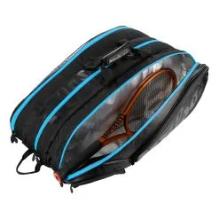 Wilson Tour 15 Borsa Per Racchetta Edizione Speciale - Nero, Blu -Racchette da tennis negozio 0205100000 10