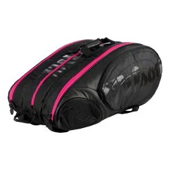 Wilson Tour 15 Borsa Per Racchetta Edizione Speciale - Nero, Rosa