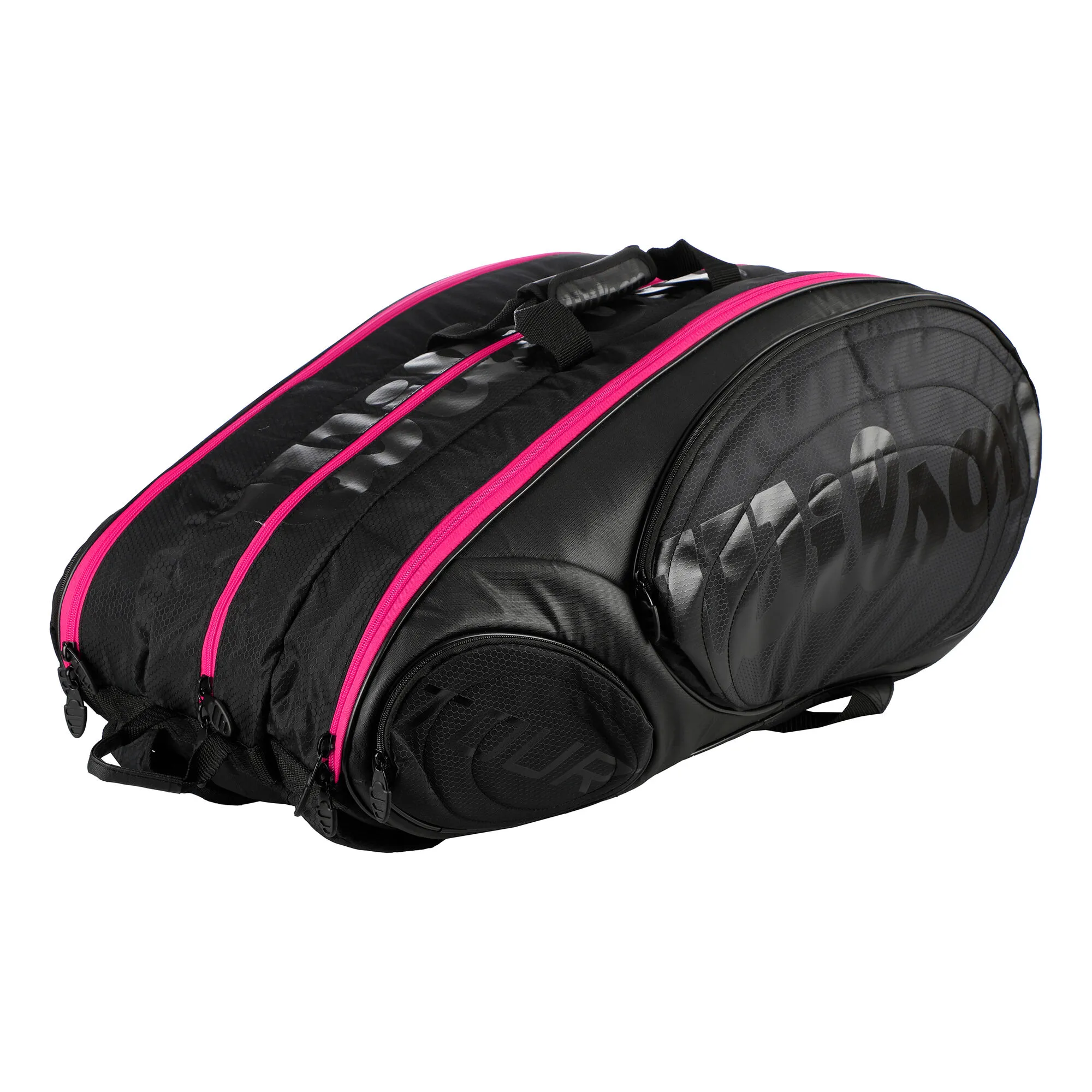 Wilson Tour 15 Borsa Per Racchetta Edizione Speciale - Nero, Rosa 3 Wilson Tour 15 Borsa Per Racchetta Edizione Speciale - Nero, Rosa