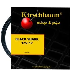KIRSCHBAUM Shark (2+1 Aktion) Set Di Corde 12m - Nero -Racchette da tennis negozio 02169000 0 2
