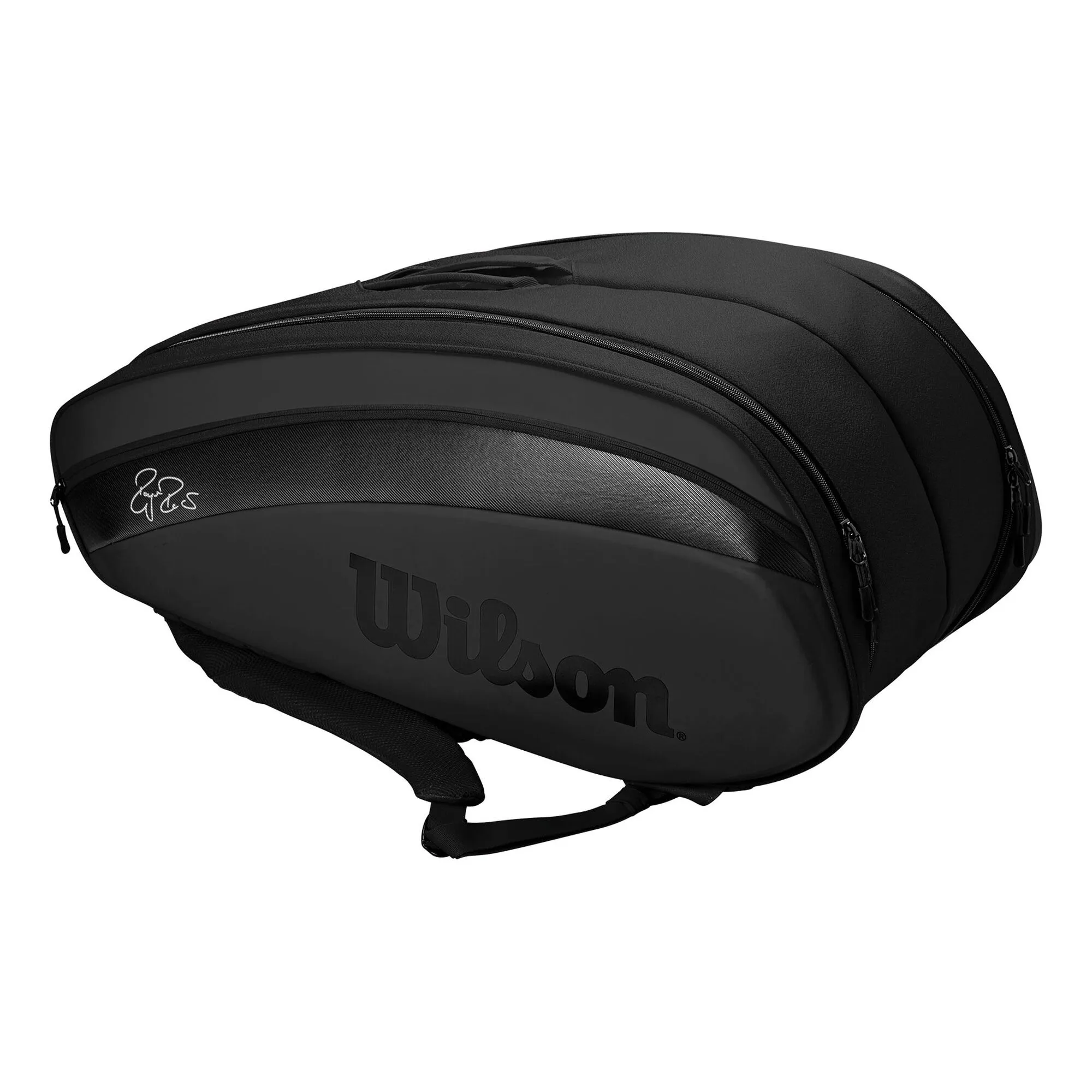 Wilson Federer DNA Borsa Per Racchetta Da 12 - Nero, Nero Opaco 3 Wilson Federer DNA Borsa Per Racchetta Da 12 - Nero, Nero Opaco