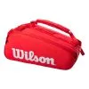 Wilson Super Tour Borsa Per Racchetta Da 15 - Rosso, Bianco -Racchette da tennis negozio 0220500000 000