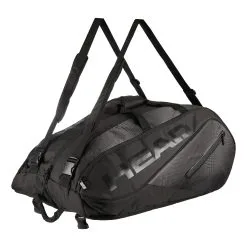 Head Tour Team 15R Megacombi Borsa Per Racchetta Edizione Speciale - Nero, Nero Brillante -Racchette da tennis negozio 0224800000 0 1