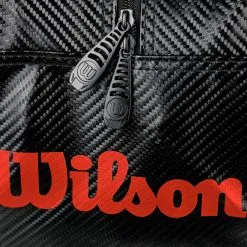 Wilson Elite Borsa Sportiva Edizione Speciale - Nero, Rosso -Racchette da tennis negozio 0226200000 14