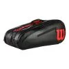 Wilson Elite Borsa Per Racchetta Da 15 Edizione Speciale - Nero, Rosso