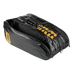 Wilson Elite Borsa Per Racchetta Da 15 Edizione Speciale - Nero, Oro -Racchette da tennis negozio 0226500000 11