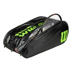 Wilson Elite Borsa Per Racchetta Da 15 Edizione Speciale - Nero, Lime -Racchette da tennis negozio 0226900000 10