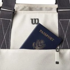 Wilson Women's Tote Borsa Sportiva Per Padel - Bianco -Racchette da tennis negozio 0230800000 11