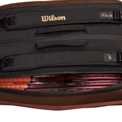 Wilson Super Tour Pro Staff V14 Borsa Per Racchetta Da 15 - Bronzo -Racchette da tennis negozio 0232800000 12