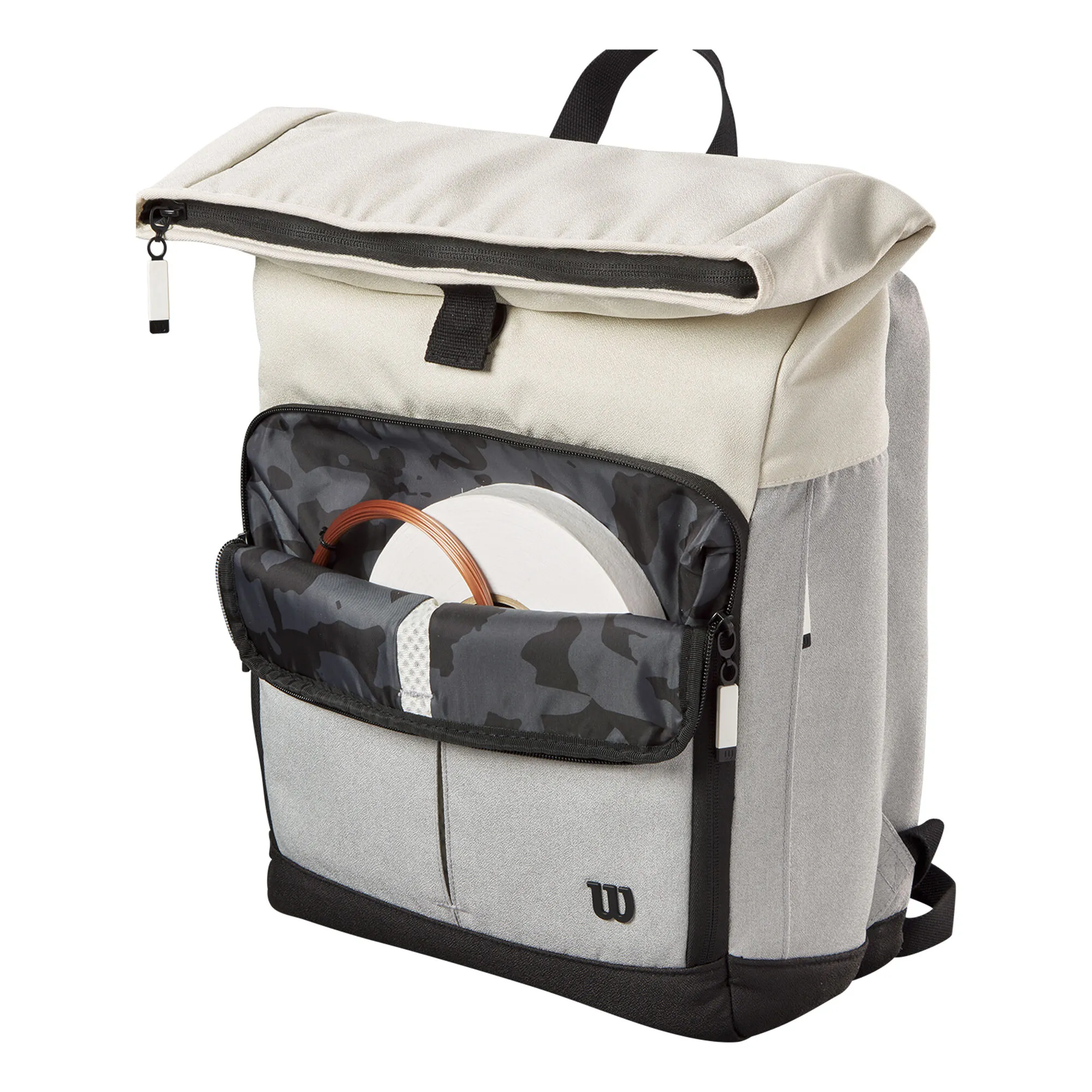 Wilson Lifestyle Foldover Zaino - Grigio, Blu 5 Wilson Lifestyle Foldover Zaino - Grigio, Blu - immagine 3