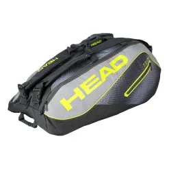 Head Tour Team 12R Monstercombi Borsa Per Racchetta Edizione Speciale - Grigio, Giallo