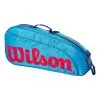 Wilson Junior Borsa Per Racchetta Da 3 - Blu, Arancione -Racchette da tennis negozio 0236700000 000