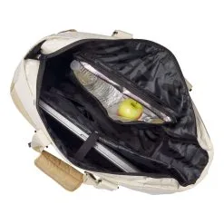 Wilson Women's Tote Borsa Sportiva - Bianco, Cachi -Racchette da tennis negozio 0238500000 16