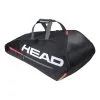 Head Tour Team 9R Borsa Per Racchetta - Nero, Arancione -Racchette da tennis negozio 0240800000 000