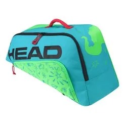 Head Junior Combi Novak Borsa Per Racchetta - Blu, Giallo
