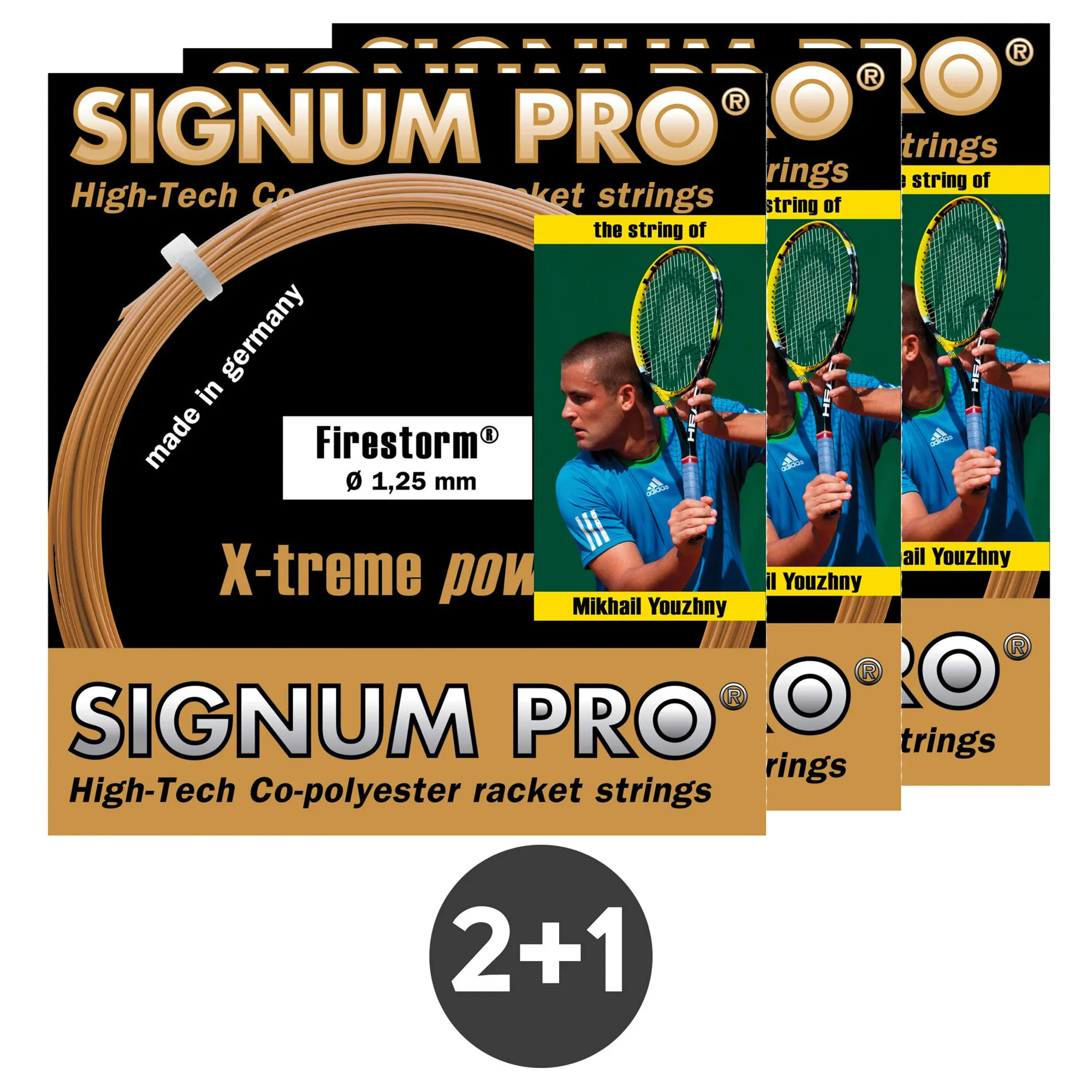 Signum Pro 3x Firestorm Metallic Set Di Corde 12,2m - Oro 3 Signum Pro 3x Firestorm Metallic Set Di Corde 12,2m - Oro